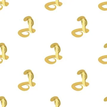 Cobra pattern seamless vector 库存插图