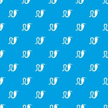 Cobra pattern vector seamless blue 스톡 일러스트
