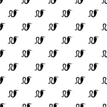 Cobra pattern vector seamless 스톡 일러스트
