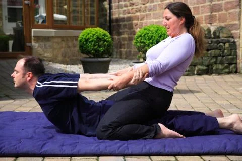 Cobra pose Stock Photos