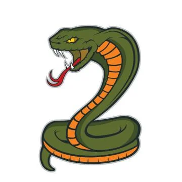 Cobra snake mascot Stock Illustration