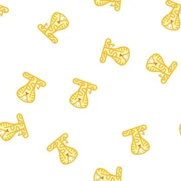 Cobra snake vector seamless pattern 스톡 일러스트