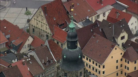 Coburg aerial Stock Footage 65432937