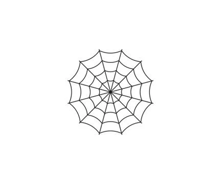 Cobweb, halloween, spider, web icon. Vector illustration, flat design. Stock Illustration