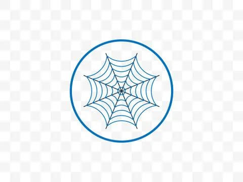 Cobweb, halloween, spider, web icon. Vector illustration, flat design. Stock Illustration