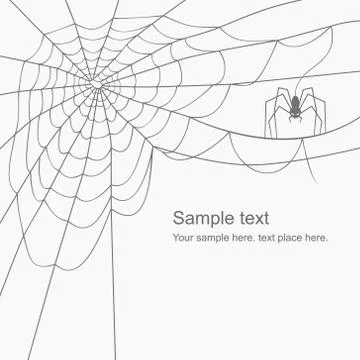 Cobweb Illustrazione stock