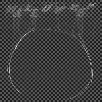 Cobweb, isolated on black, transparent background. Spiderweb for Halloween de Stock Illustration
