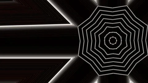 Cobweb or spider web in white, brown and black geometric style. Illustrazione stock