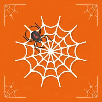 Cobweb vector halloween icon Stock Illustration