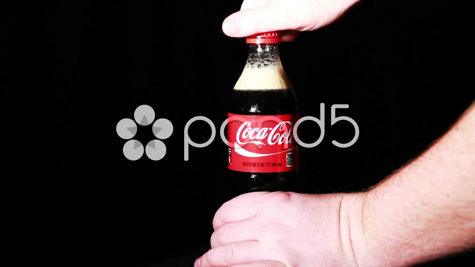 Coca-Cola Bottle Being Open Up | Video | Pond5
