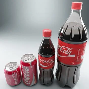 3D Model: Coca Cola Collection ~ Buy Now #91486781 | Pond5