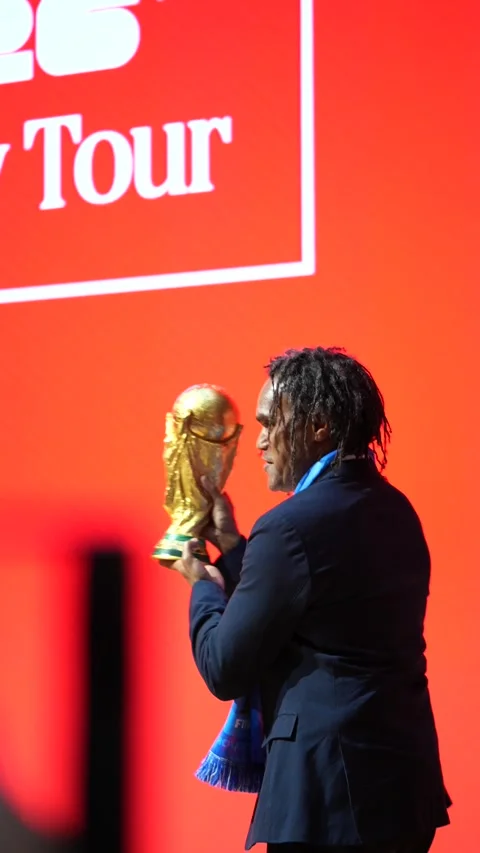 Coca Cola - FIFA World Cup Trophy Tour Stock Footage 334010660