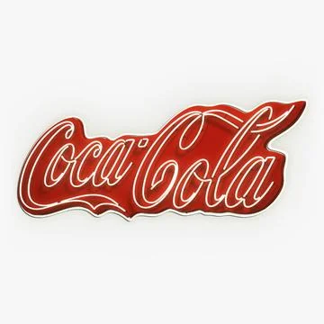 Coca Cola Neon Sign 3D Model