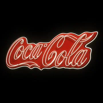 3D Model: Coca Cola Neon Sign ~ Buy Now #90995275 | Pond5