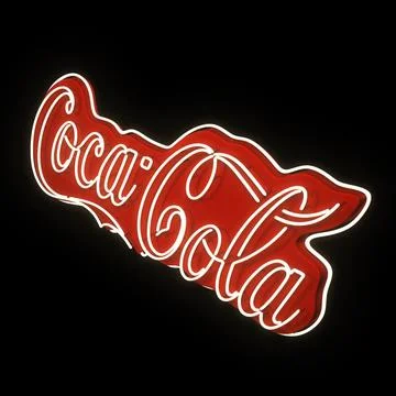 3D Model: Coca Cola Neon Sign ~ Buy Now #90995275 | Pond5