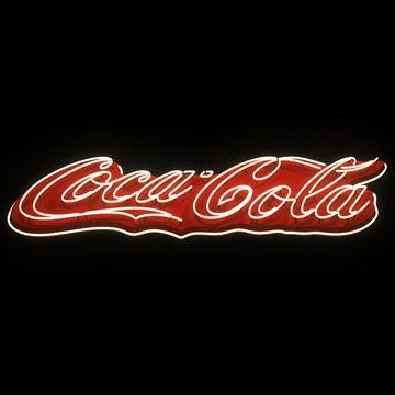 3D Model: Coca Cola Neon Sign ~ Buy Now #90995275 | Pond5