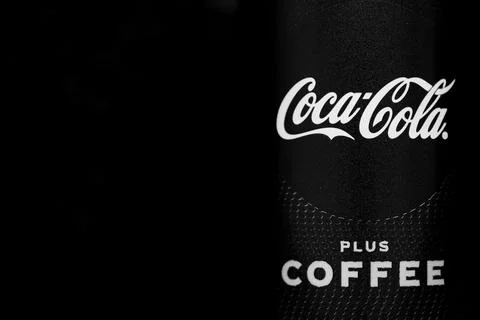 Coca-cola plus coffee can Stock Photos