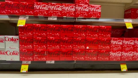 Coca-cola zero sugar Video stock 230721968