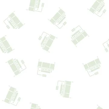 Coca pressing machine glyph seamless pattern Stockillustratie