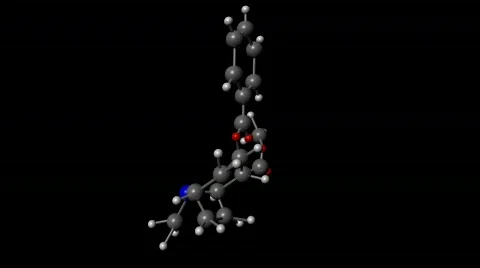 Cocaine Molecule Stock Footage 443283