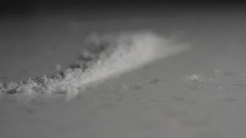 Cocaine: Pile Of, Pan Left Video stock 220084397