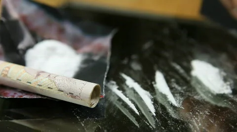 Cocaine preperation 库存影片 538513