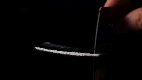 Cocaine reconstruction Video stock 101782572