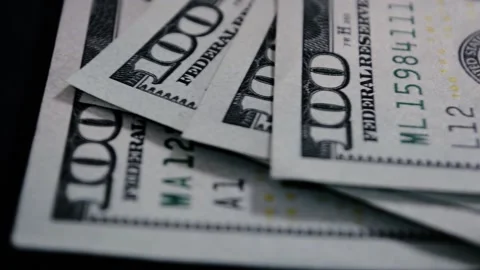 Cocaine on the table with dollars 스톡 동영상 136458289