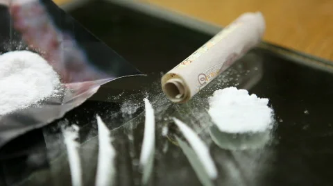Cocaine, tracking shot Stock Footage 538528