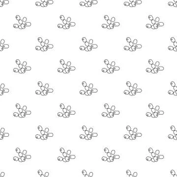 Coccus bacilli pattern seamless Illustrazione stock