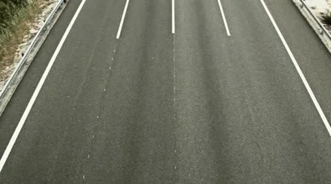 Coches pasan efecto Stock Footage 10886515