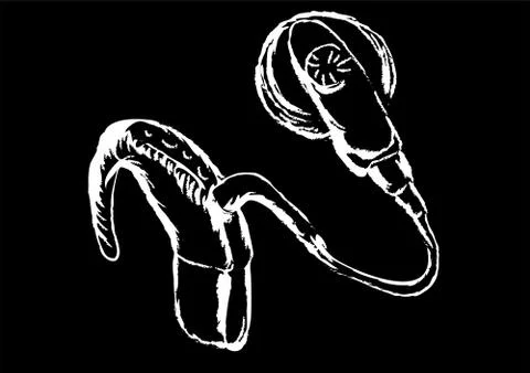 Cochlear implant Stock Illustration