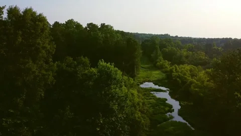 Cochran Shoals Valleyshot 動画素材 244603810