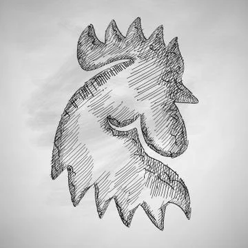 Cock icon Illustration