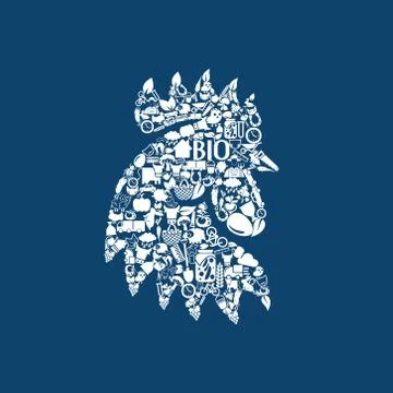 Cock icon Illustration