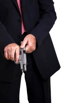 Cocking the gun Stock Photos