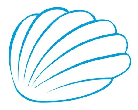 A cockleshell Illustrazione stock