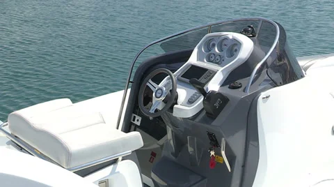 Cockpit of a boat Stock Footage 32324172