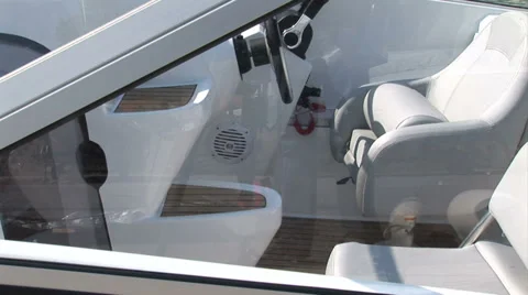 Cockpit of a boat Stock Footage 36176539