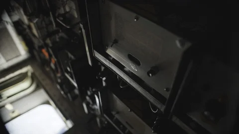 Cockpit buttons Stock Footage 124373857