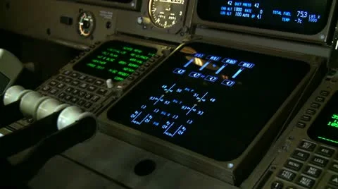 Cockpit Instruments Stock Footage 22775124