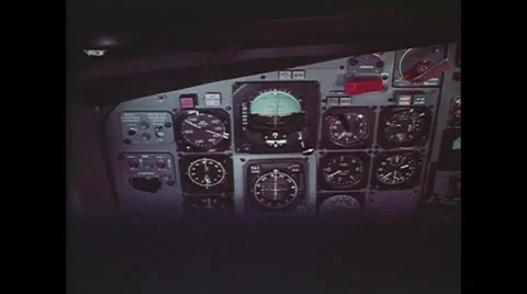 Cockpit instruments Stock Footage 44968325
