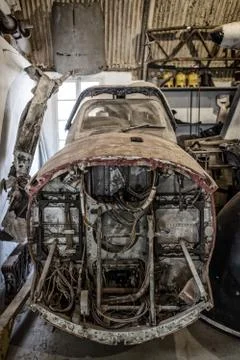 Cockpit Remnants Stock Photos