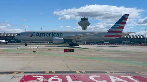 Cockpit View of a Massive Jet Airplane Starting the Takeoff Roll From Madrid Stock Footage 332414637