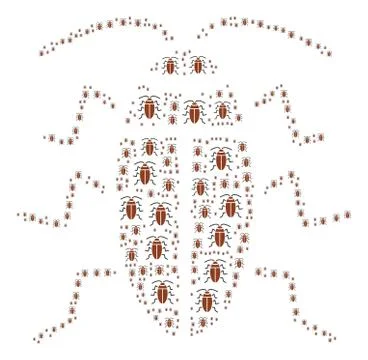 Cockroach Icon Figure Stock Illustration