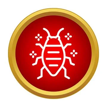 Cockroach icon presenting pest control and hygiene concept Stockillustratie