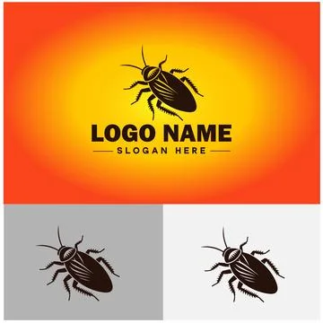 Cockroach logo vector art icon graphics for business brand icon cockroach l.. 스톡 일러스트