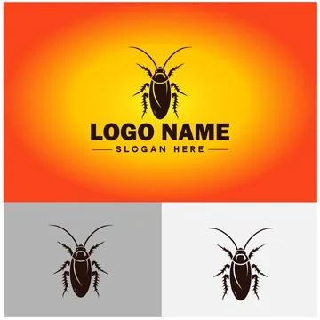 Cockroach logo vector art icon graphics for business brand icon cockroach l.. Illustrazione stock