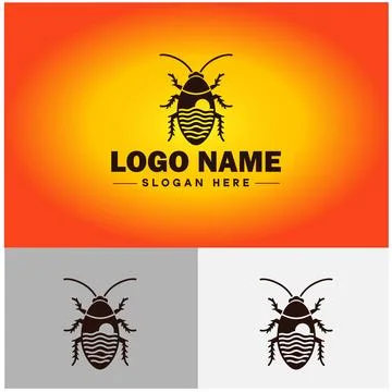 Cockroach logo vector art icon graphics for business brand icon cockroach l.. Illustrazione stock