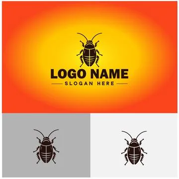 Cockroach logo vector art icon graphics for business brand icon cockroach l.. 스톡 일러스트